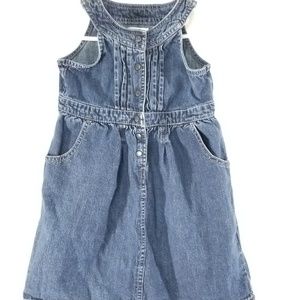 Old Navy girls dress Sz 5T jean denim